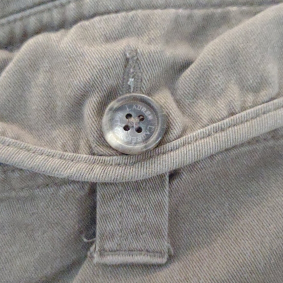 Ralph Lauren 16 Khaki Green Cargo Capris - Picture 7 of 9